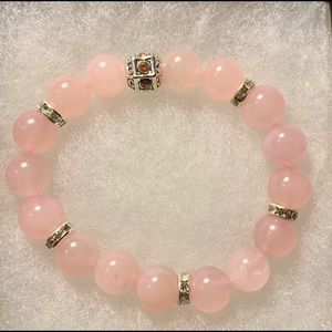 Handmade Rose Quartz Bracelet